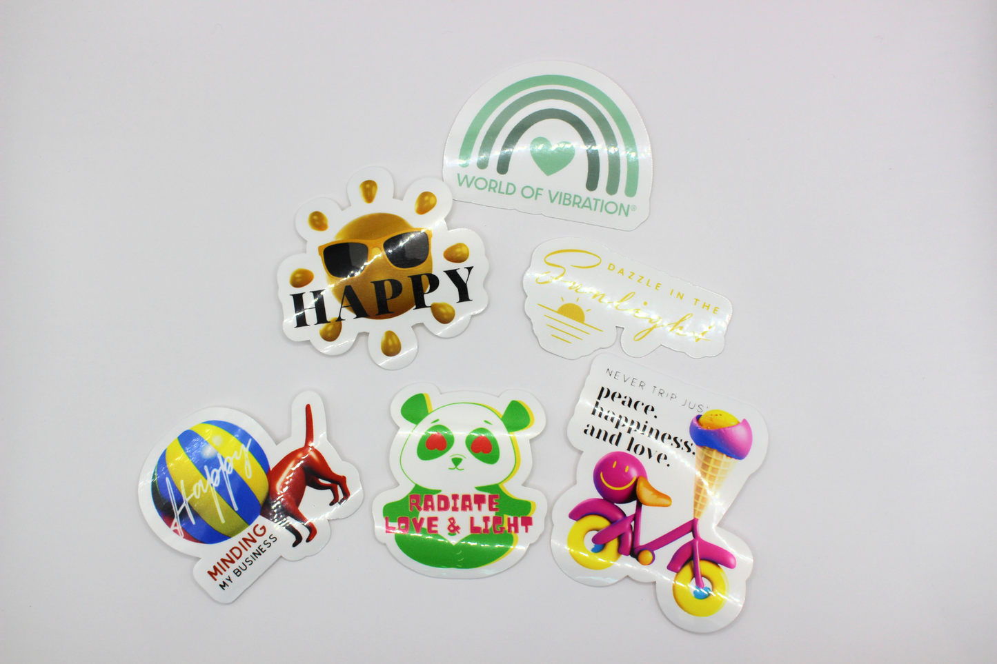 Happiness Vibra Sticker Set