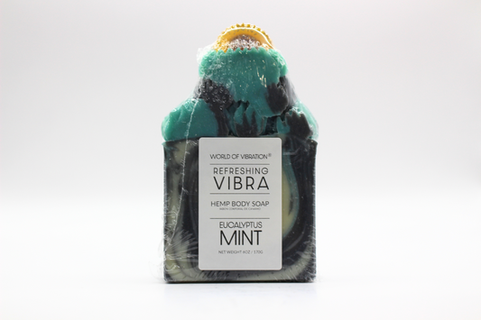 World of Vibration® Refreshing Vibra Frosted Soap: Sunflower Soap for Revitalizing Experience