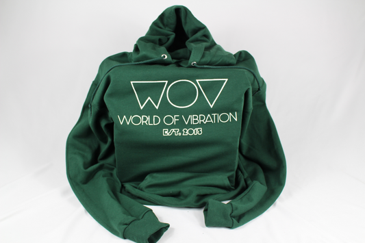 GREEN EST. WOV HOODIE