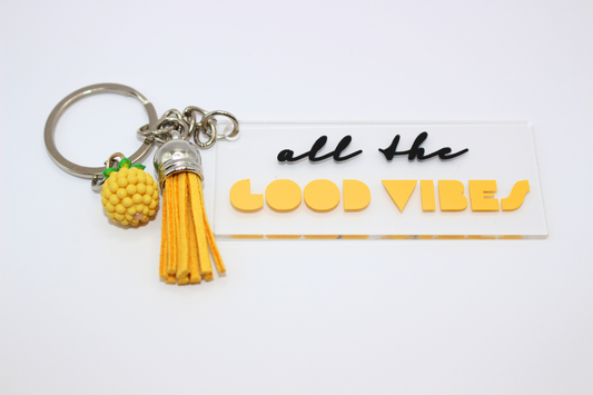 Good Vibes Key Chain