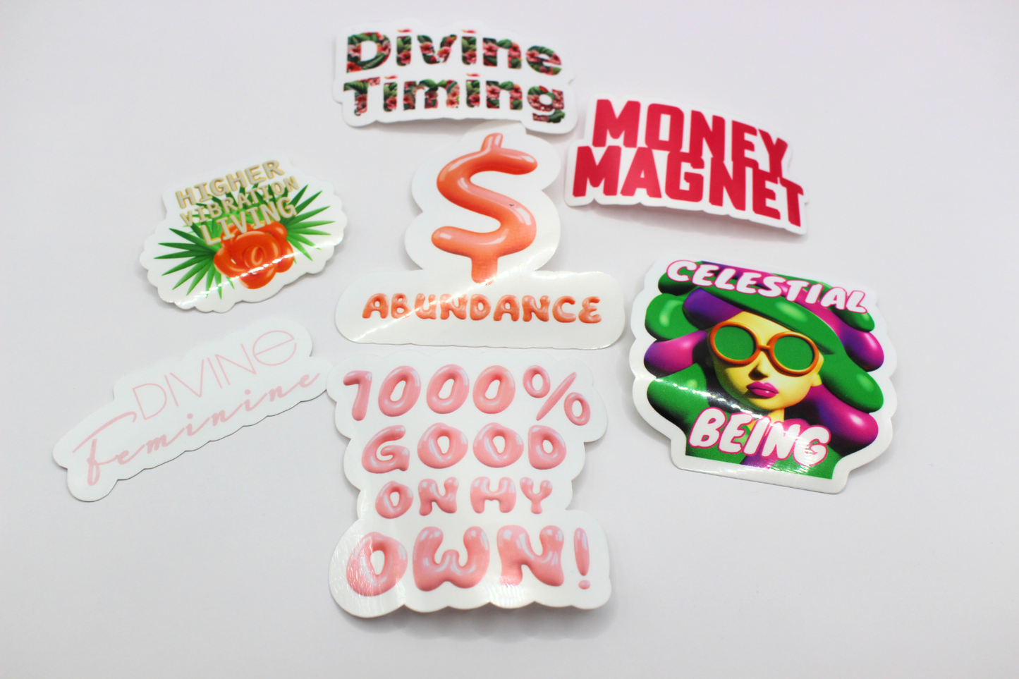 Feminine Vibra Sticker Set