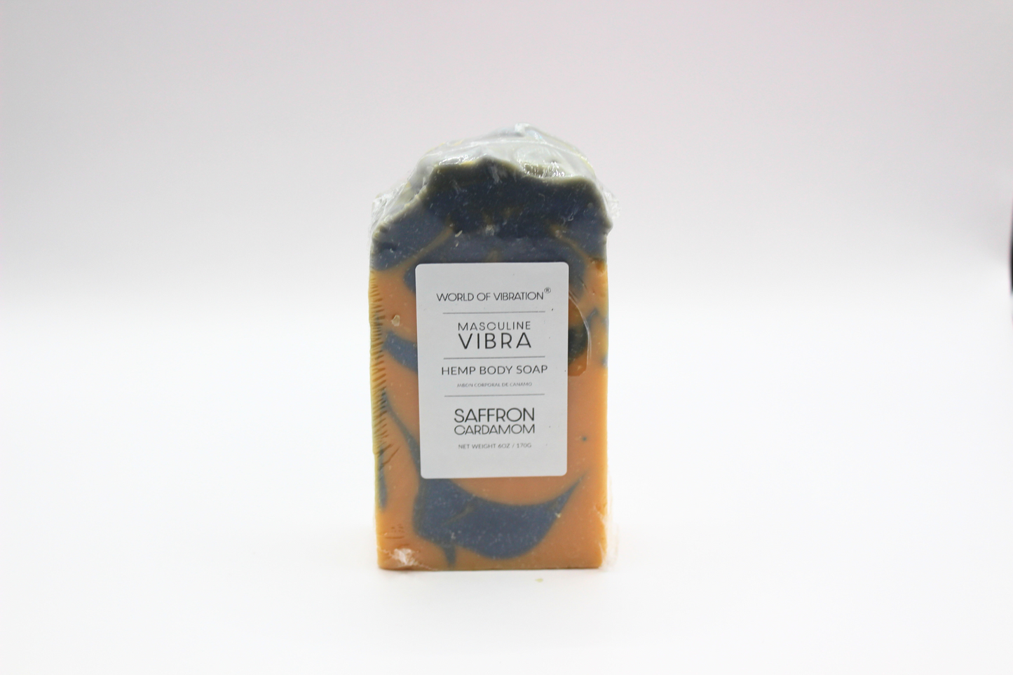 Masculine Vibra Hemp Body Soap - Ozone & Musk Scent | World of Vibration