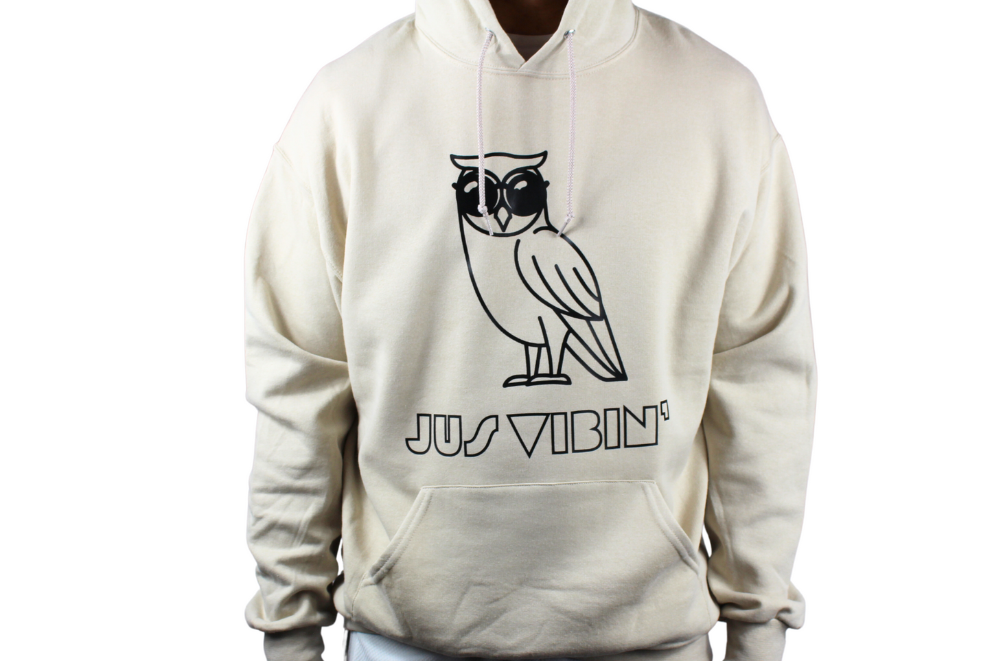 JUS VIBIN OWL HOODIE