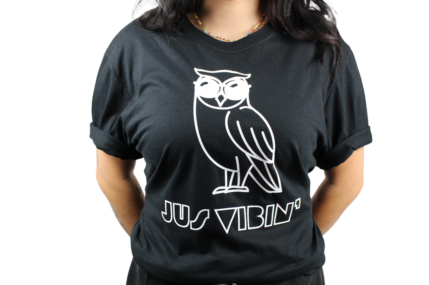 JUS VIBIN OWL T-SHIRT