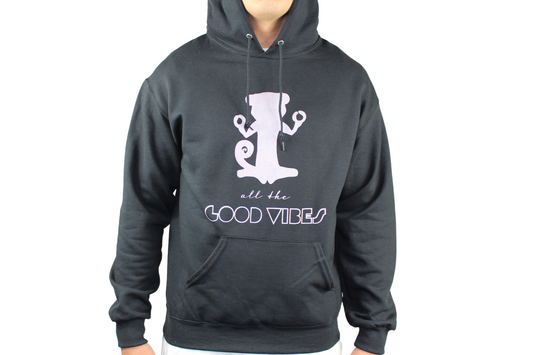 GOOD VIBES PURPLE CHAMILLION HOODIE