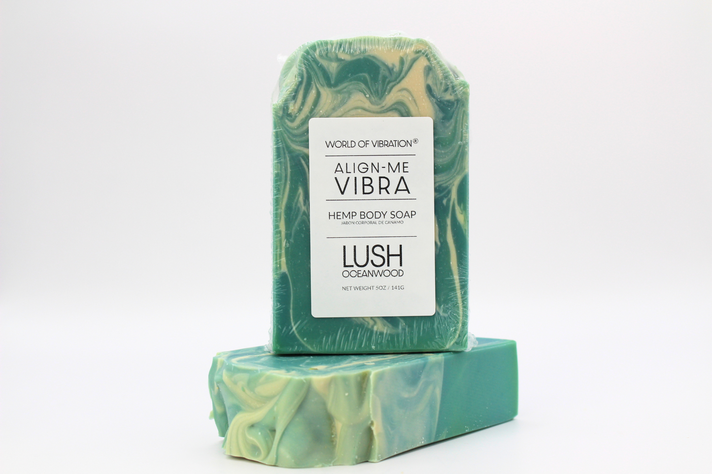 Align-Me Vibra Hemp Body Soap - Ocean Wood and Citrus Scent | World of Vibration